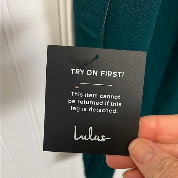 Lulus Never look back Hunter Green backless midi dress size medium NWT - Picture 6 of 15